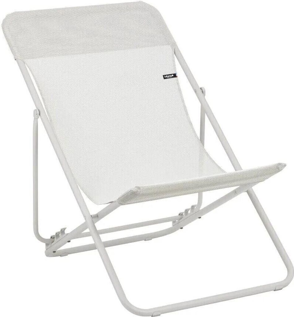 Lafuma Max Transat Liegestuhl, 76x91x62 cm, 140 kg, atmungsaktiv, UV-beständig