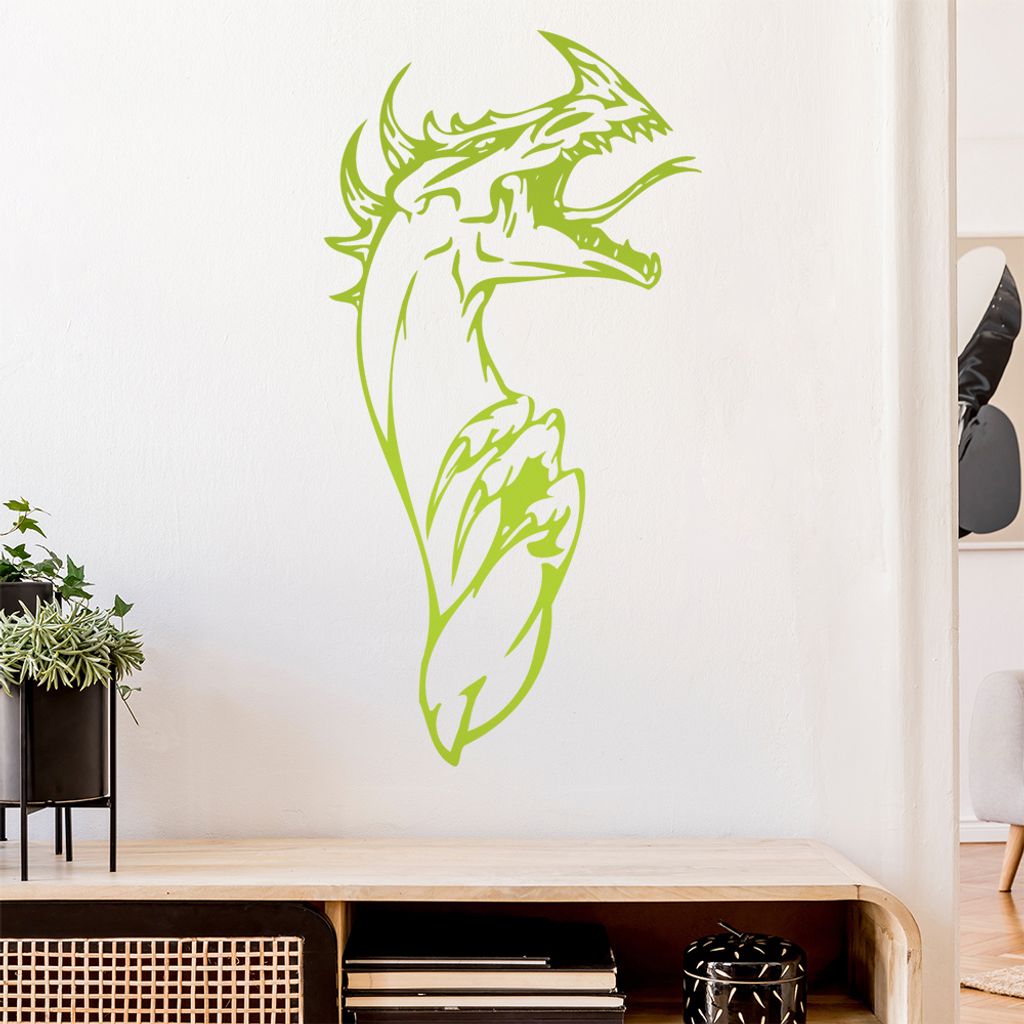 Drachen Klaue Wandtattoo in 6 Größen - Wandaufkleber Wall Sticker - Dekoration, Küche, Wohnzimmer, Schlafzimmer, Badezimmer