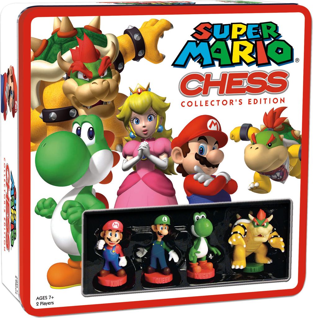 USAopoly Šachová hra Super Mario v plechovej krabici Obrázok produktu 
