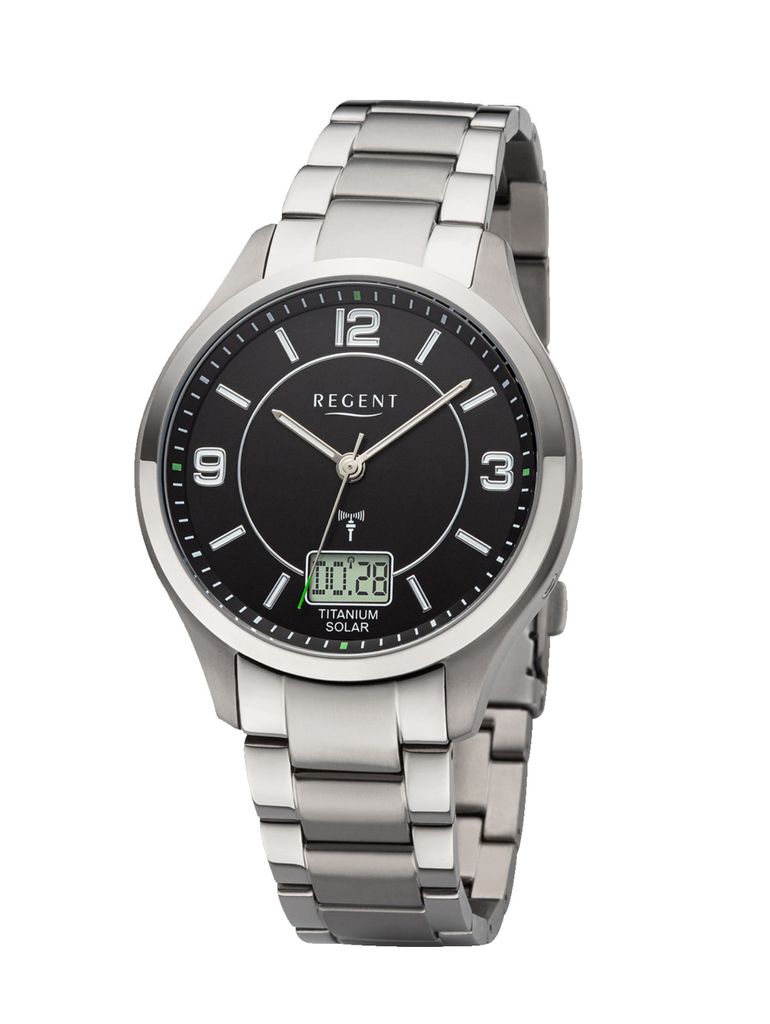 Regent - 32-BA-715 - Solaruhr - Titanuhr - Herrenuhr