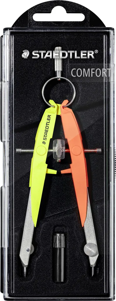 OCCASIONE 5 Pezzi Compasso Staedtler Mars 556 00-N3 Neon - Stock Risparmio