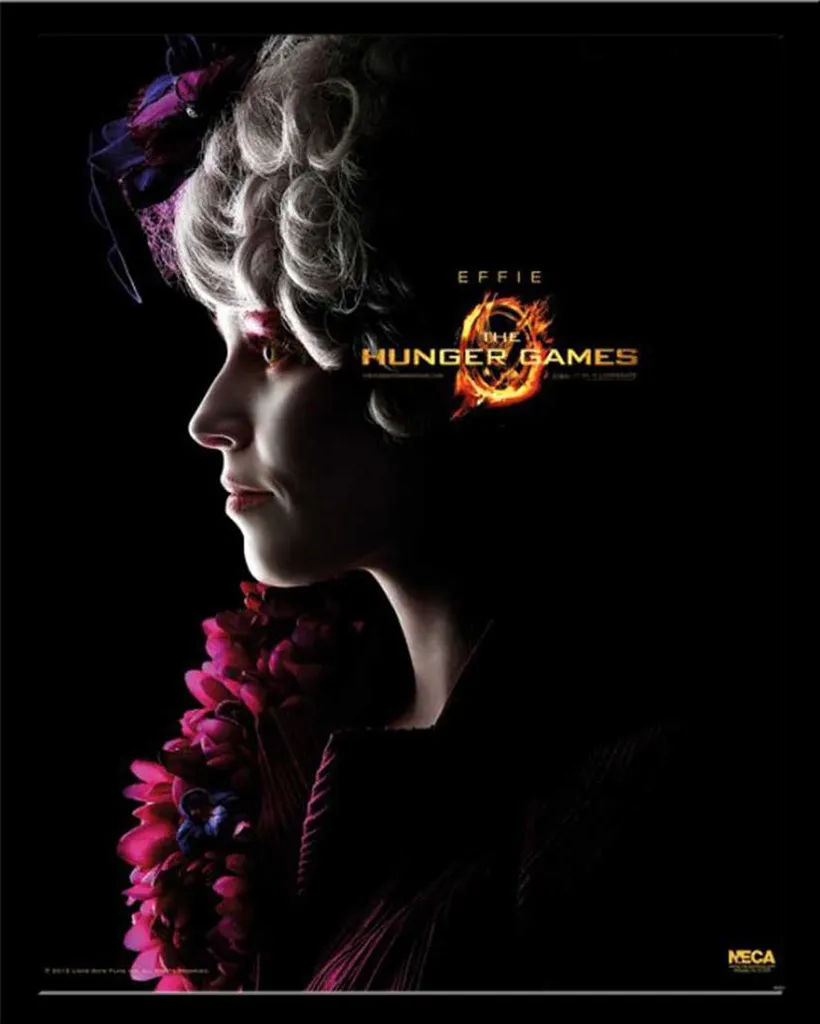 Hunger Games, The - Mini-Poster - Effie + cornice rimovibile, Shinsuke® Mini MDF nero, disco acrilico
