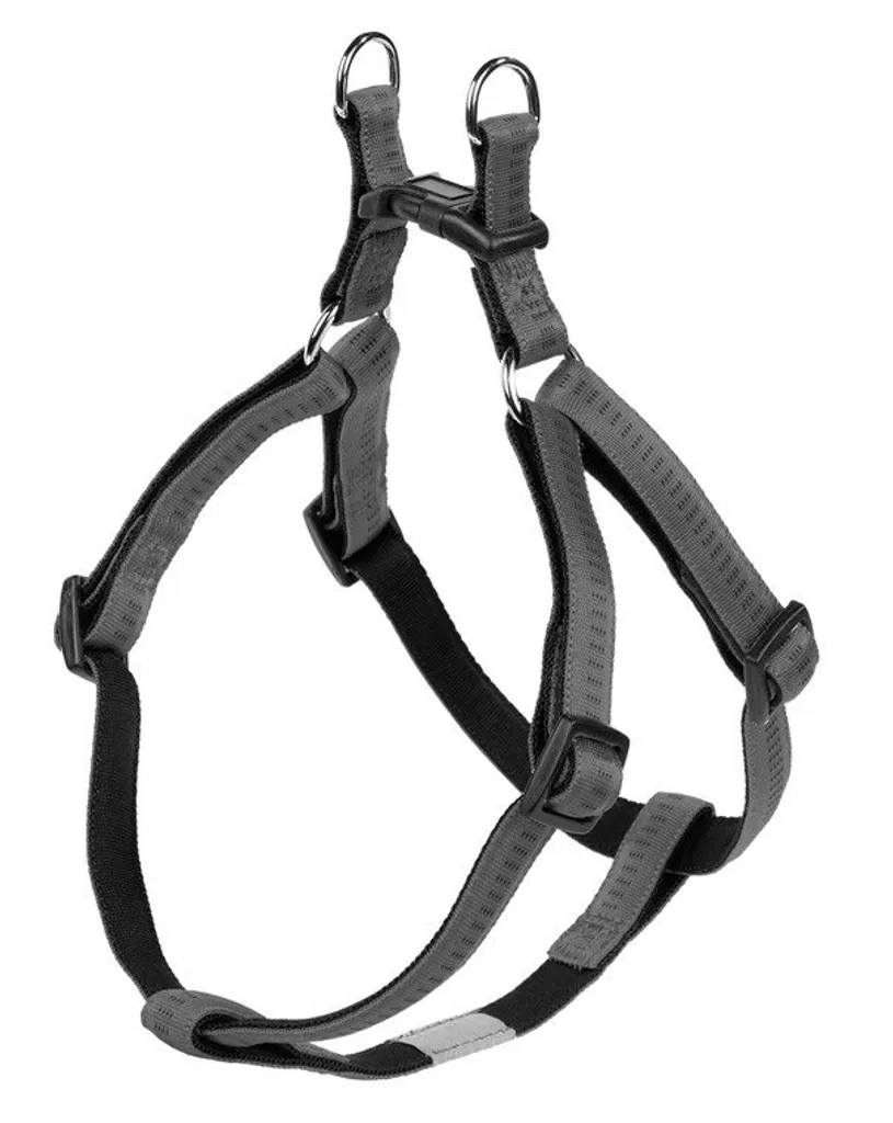 Nobby collare "Soft Grip" petto: 40-56 cm, Larghezza: 15 mm grigio scuro / nero