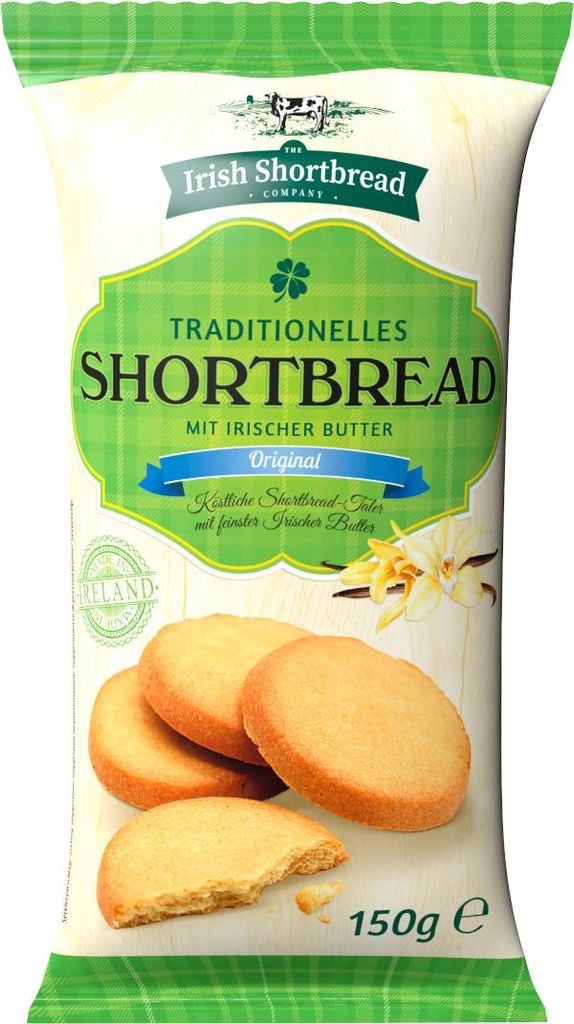 TISC Shortbread Original mit guter irischer Butter Packung 150g