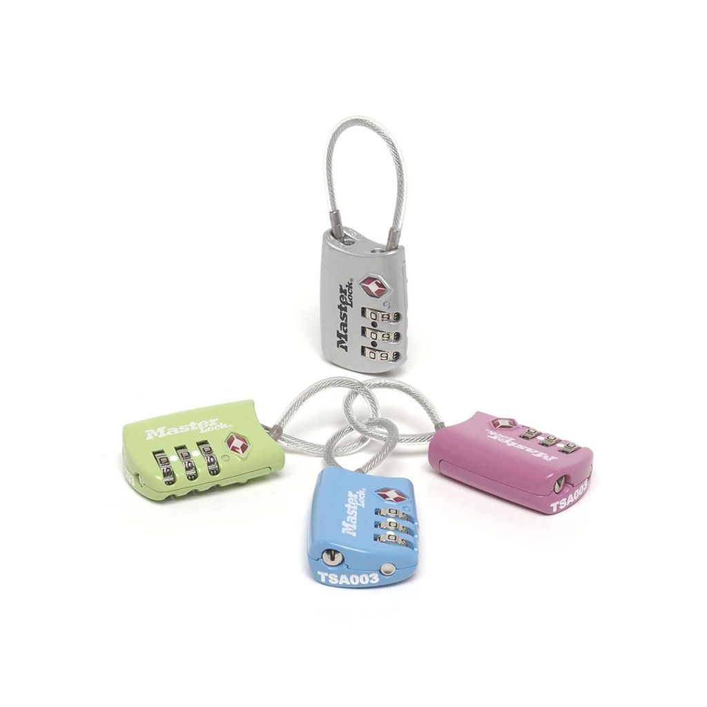 Master Lock Reiseschloss mit Zahlenkombination Tsa 4688EURD