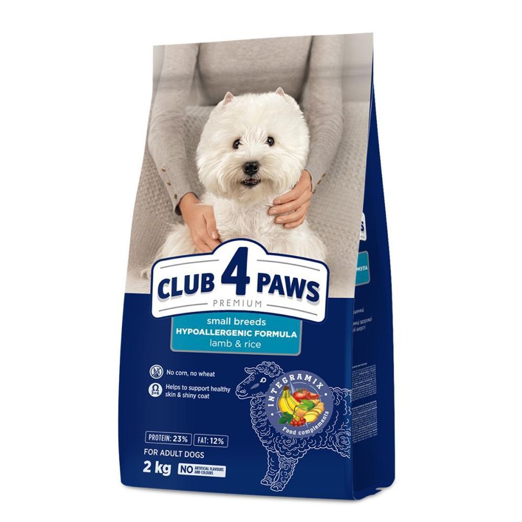 Club 4 Paws Hunde-Trockenfutter Lamm & Reis, kleine Rassen, Produktbild 