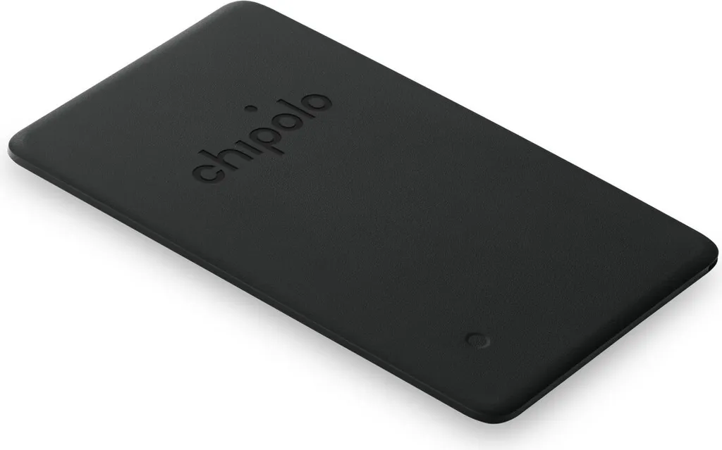 Chipolo CARD Spot Traceur de Carte Portefeuille Fin et Noir Certifié Apple