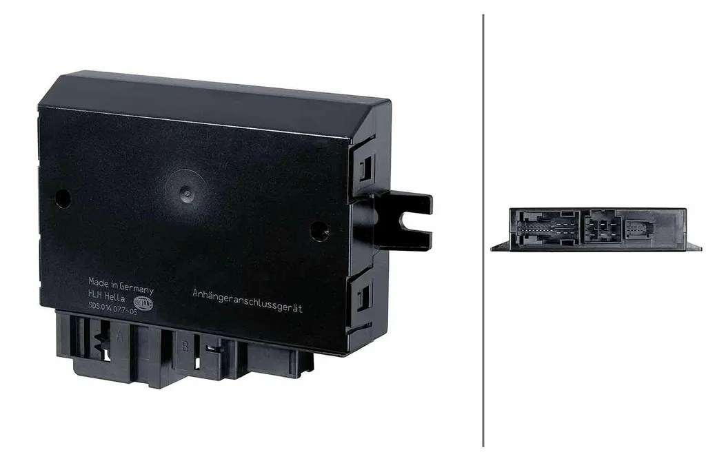 Boîtier d'attelage 12V HELLA pour VW ID.4 avec patte de fixation métal