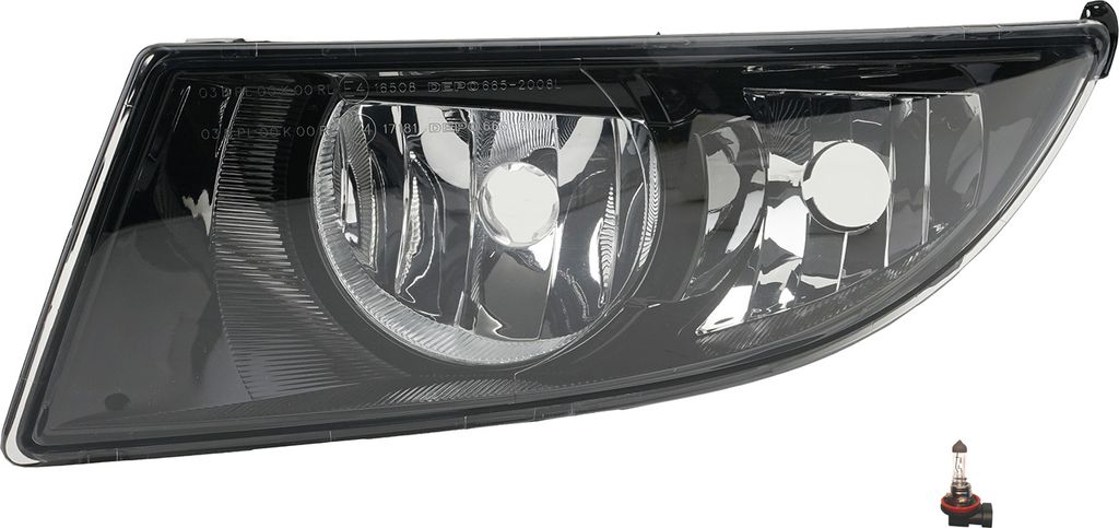 Johns, Nebelscheinwerfer kompatibel zu Skoda Fabia 54 04/10-12/14 Links mit H8 Leuchtm. 5J0941701C 5J0941699C