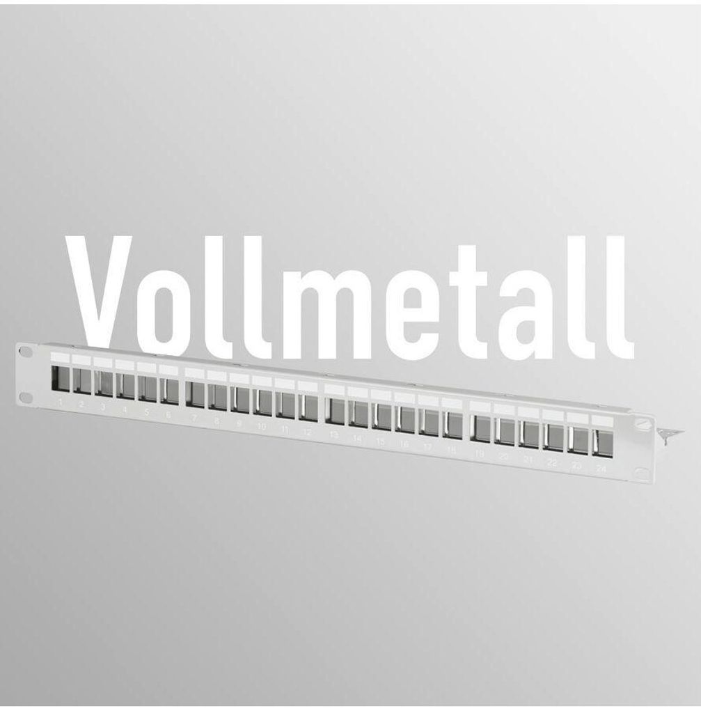 EFB Verteilerfeld Patchpanel 19 Zoll 1HE, 24-Port,