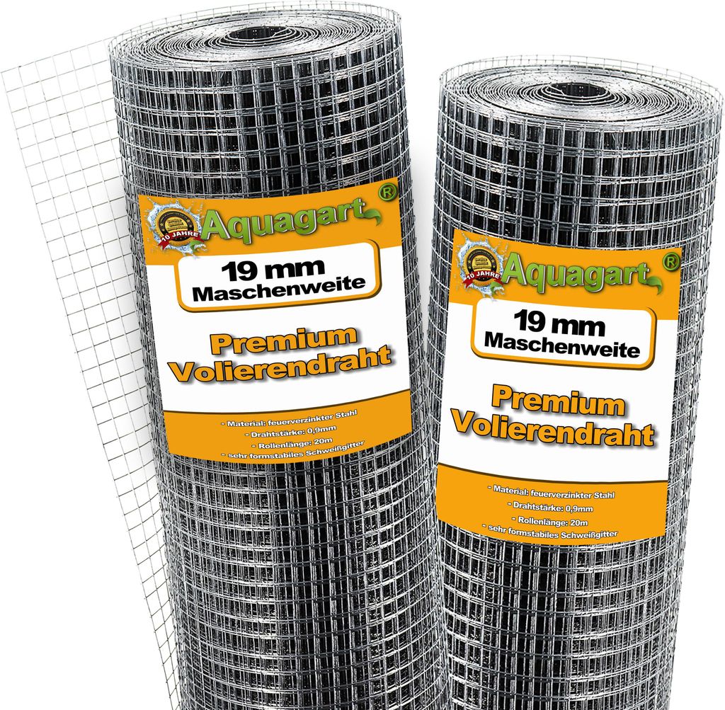 60m x 1m Volierendraht Drahtgitter Schweissgitter Drahtgeflecht Drahtzaun