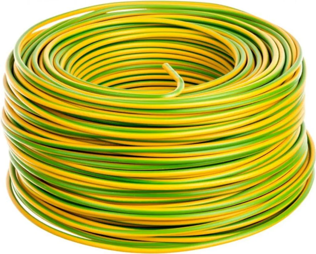 Câble Électrique de Terre 2,5 mm² H07V-K 29146 - Idéal Mise aux Normes