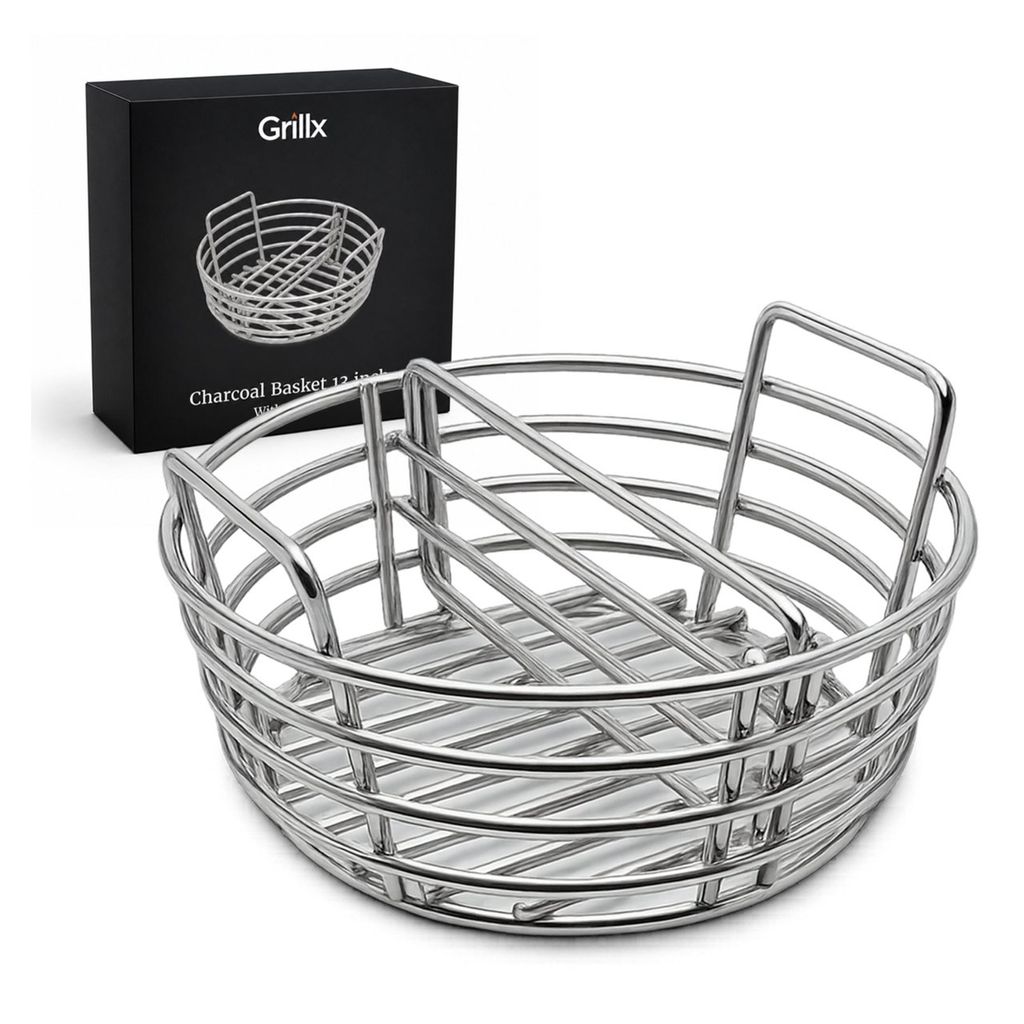 Grillx Kohlekorb 13 inch - Mit Ausnehmbarem Divider - Produktbild 