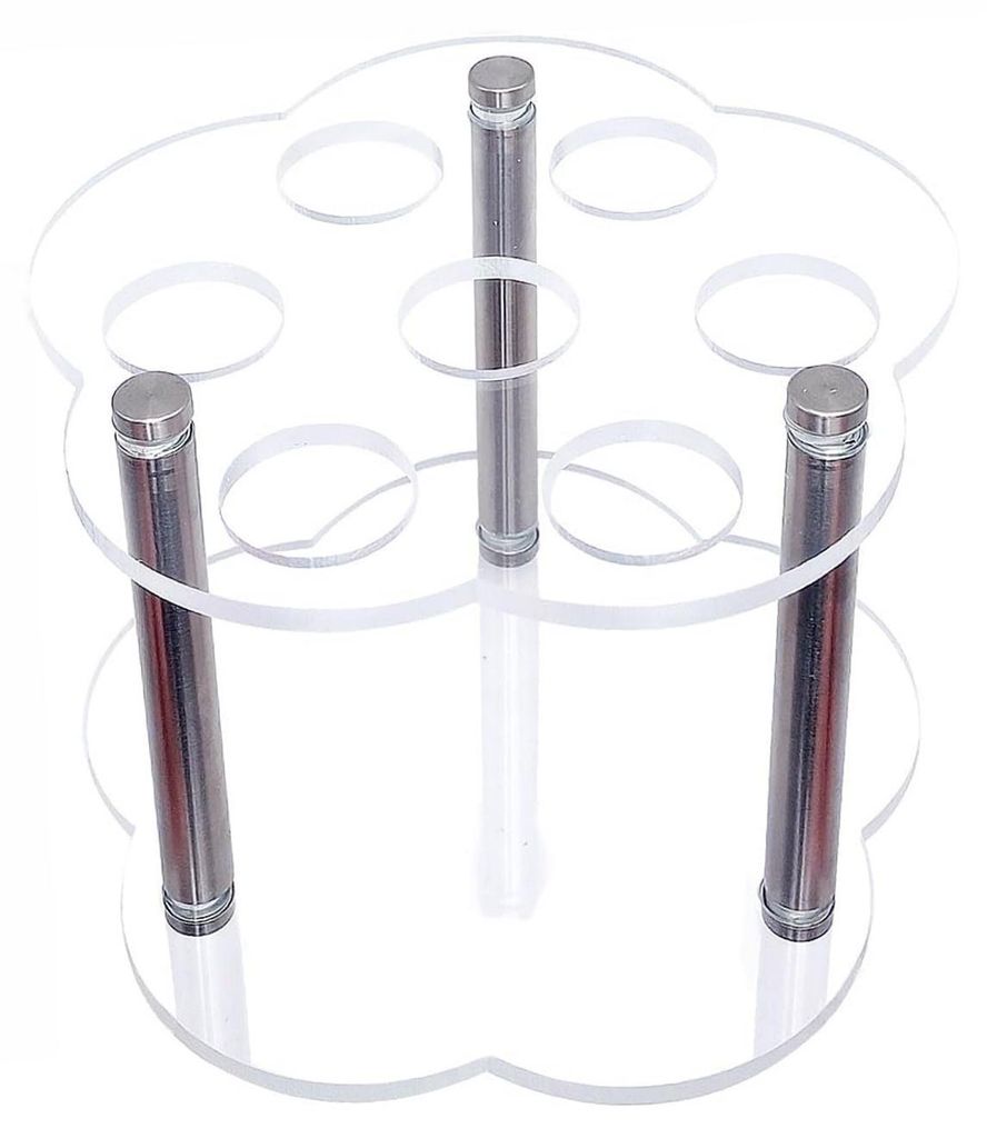 Aromakartuschenhalter, transparentes Acryl-Aufbewahrungsregal für 7 Aromen, Aromakartuschen-Organizer für Cirkul-Kartuschen, Aufbewahrung auf der...