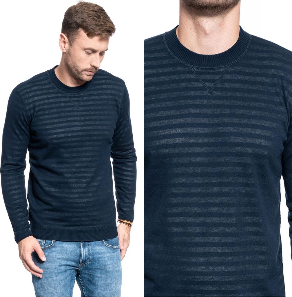 Mustang Mustang Emil C Stripe 1009131 5323 Pullover