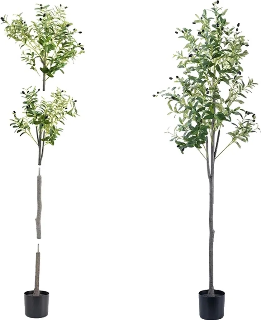 Ulivo Finto 180 cm Vaso Incluso - Pianta Artificiale Economica