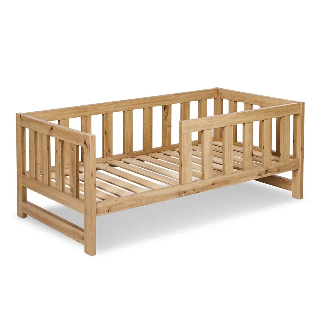 Lit enfant 80x160 ALABANA en chêne : fini les soucis de solidité et de place