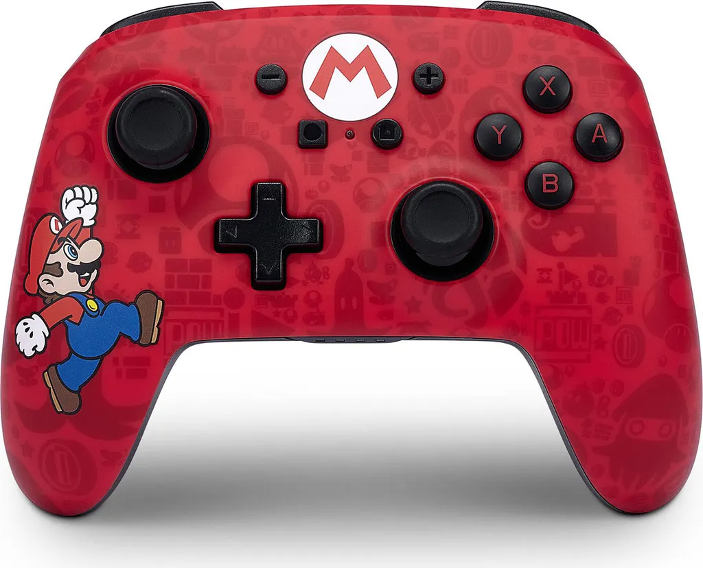 Manette sans fil pour Nintendo Switch PowerA Édition Mario Améliorée