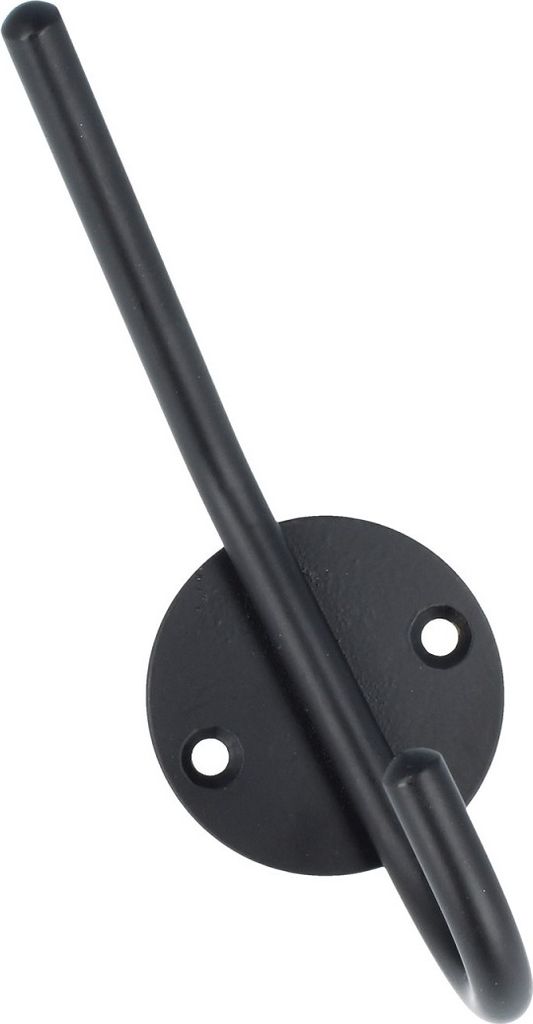 Schwarz matter Kleiderhaken Garderobenhaken Huthaken Huddersfield Mantelhaken Industrial Style