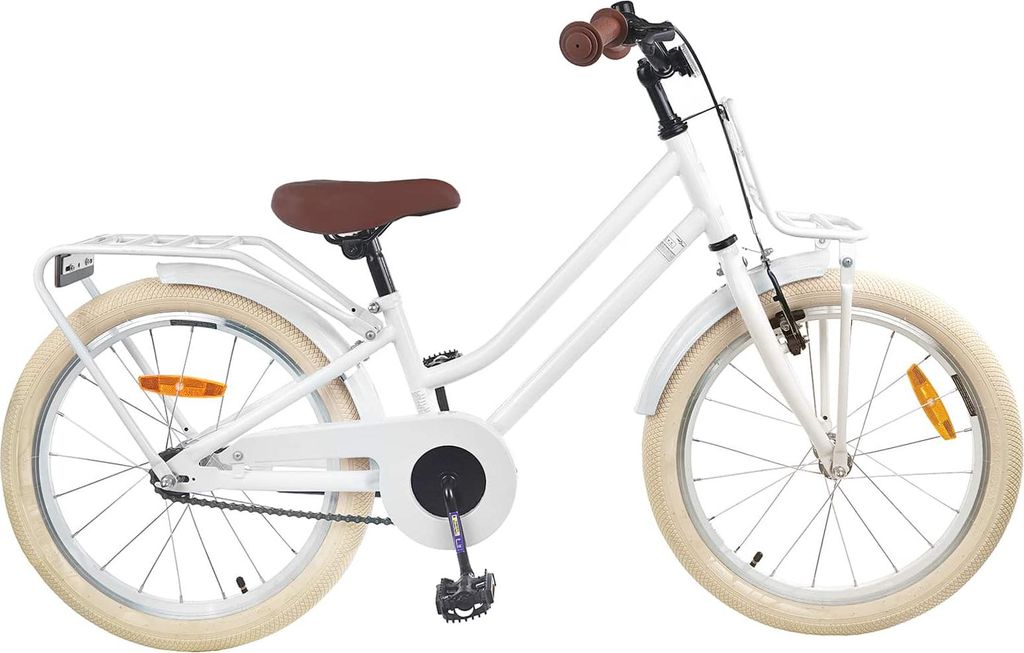 Kinderfahrrad 18 Zoll für 5-7 Jahre alt Weiß