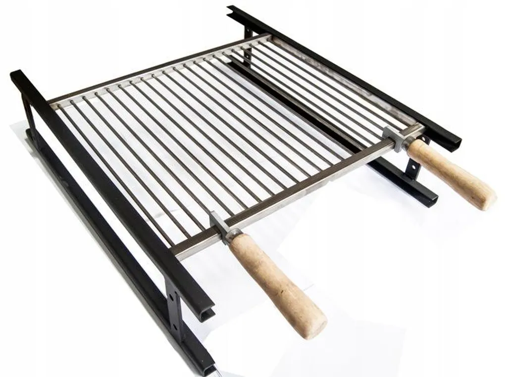Grille en acier inoxydable pour barbecue grand format 73 x 63 cm