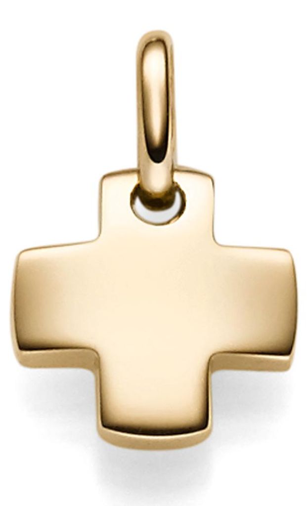 Anhänger Kreuz symmetrisch 10,5x15,5mm aus 585 Gold Produktbild 