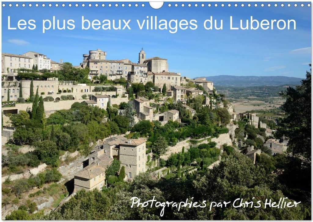 Les plus beaux villages du Luberon (Calendrier mural 2026 DIN A3 vertical), CALVENDO calendrier mensuel