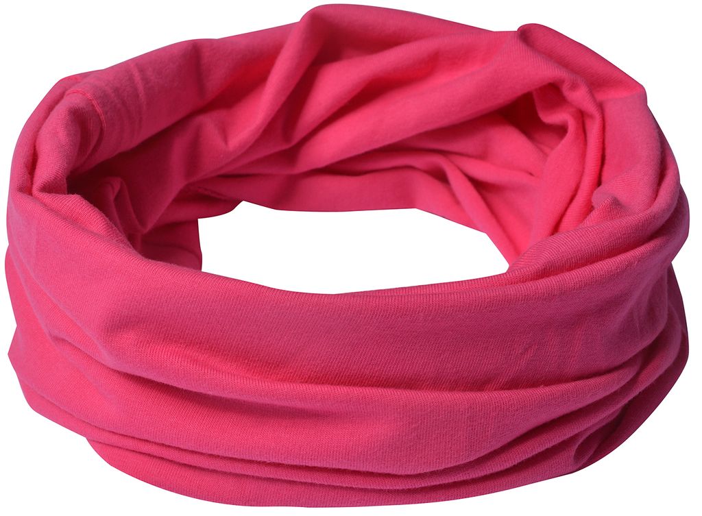 Kinder Baumwolle Schlauchschal Magenta-S