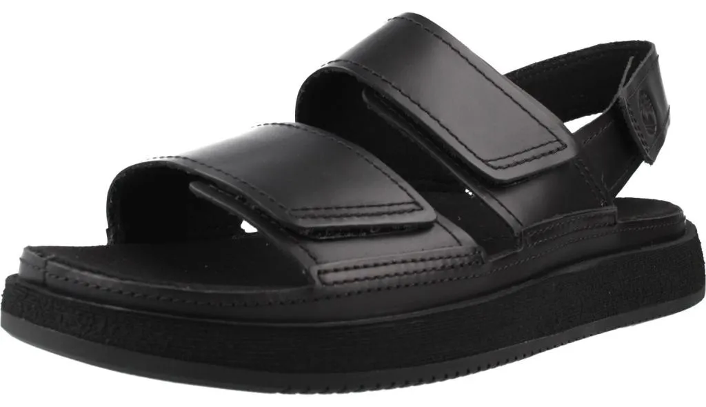 Sandales Cuir Noir Timberland TB0A26X8W021 avec Semelle Tout-Terrain