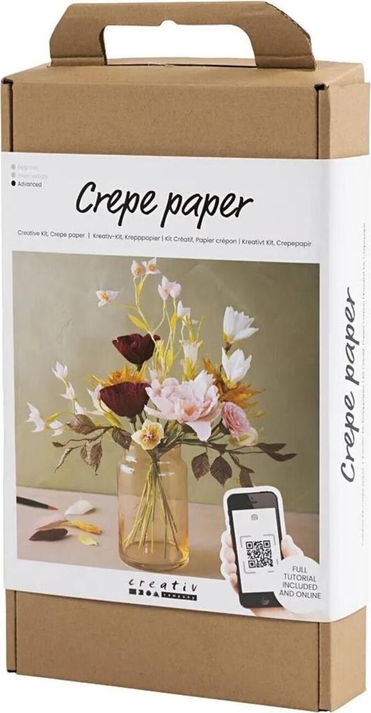 Kit di artigianato in carta crespa - realizzare un bouquet Immagine del prodotto 