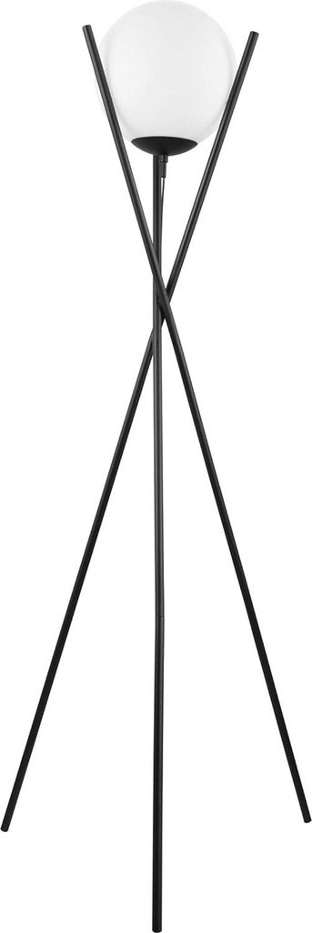 EGLO Salvezinas Stehlampe mit drehbarem Leselicht, modernes Design, Metall in Nickel matt, E27 Fassung, Leselampe integriert, Wohn- & Schlafzimmer,...