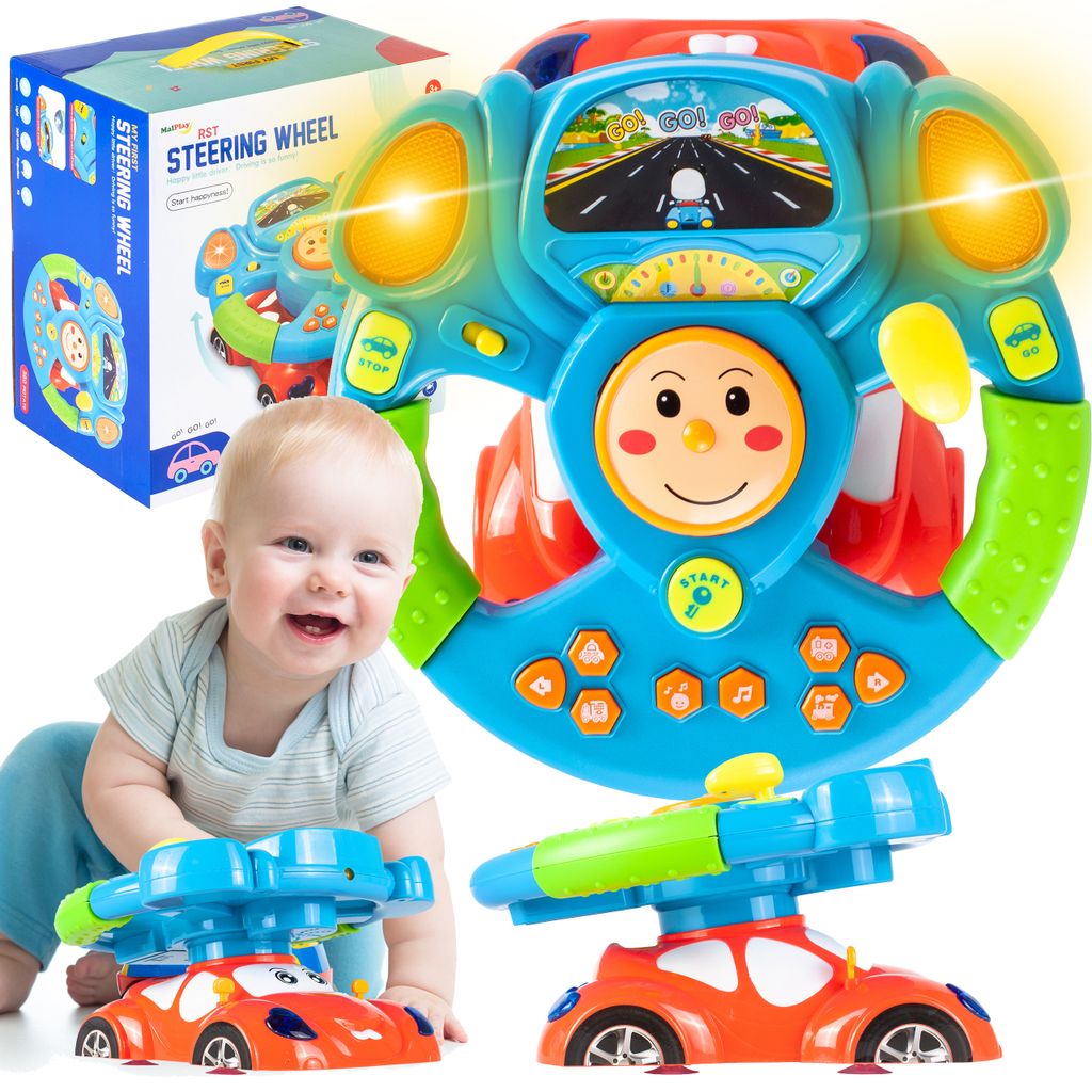 MalPlay interaktivní volant | dětská hračka se světly a Obrázek produktu 