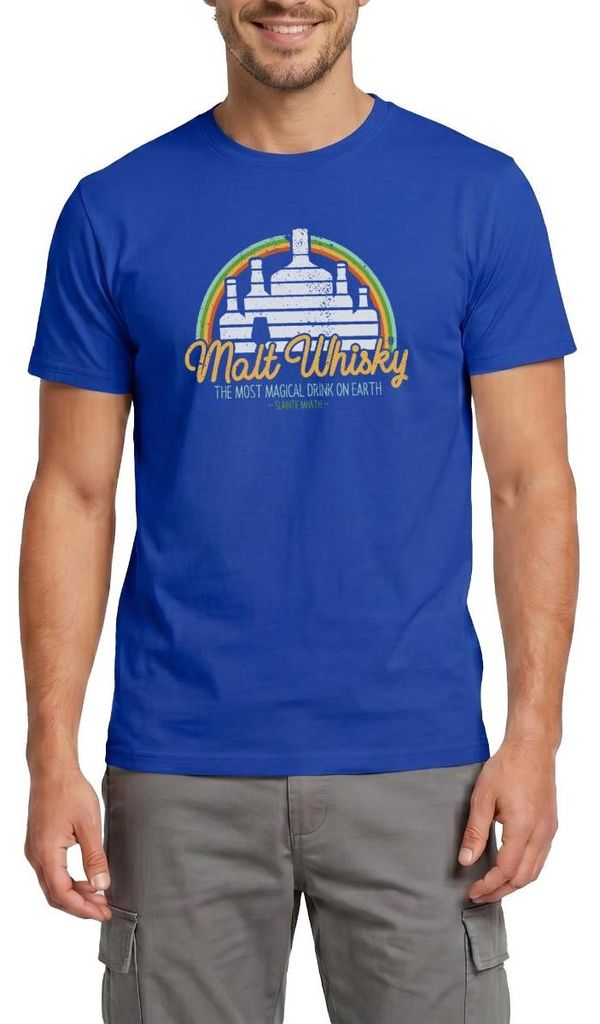 Spreadshirt Malt Whisky Für Whisky-Fans Männer T-Shirt, XL, Produktbild 