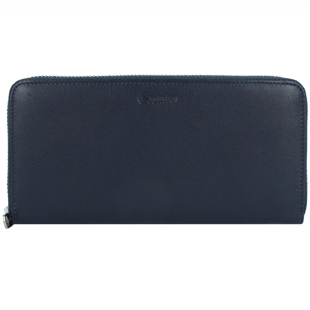 Porte-monnaie anti-perte en cuir véritable avec compartiments larges - 6