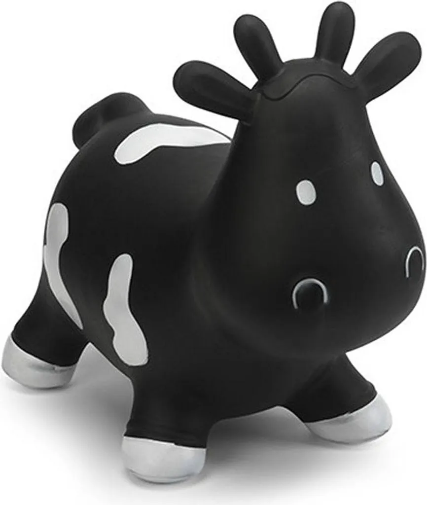 Twisk Skippy Vache Noir - Jouet à Sauter Gonflable pour Enfant et Bébé