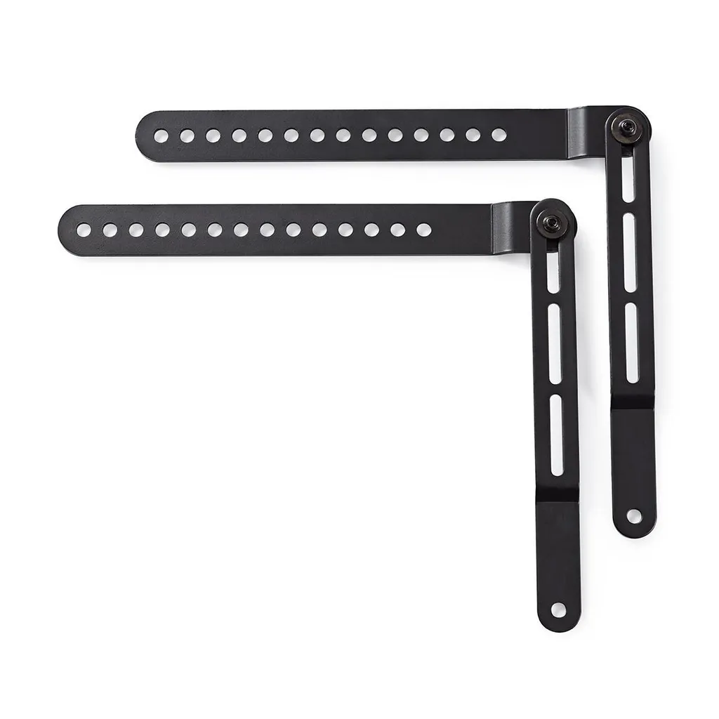 Support de barre de son rotatif en acier noir charge max 10kg