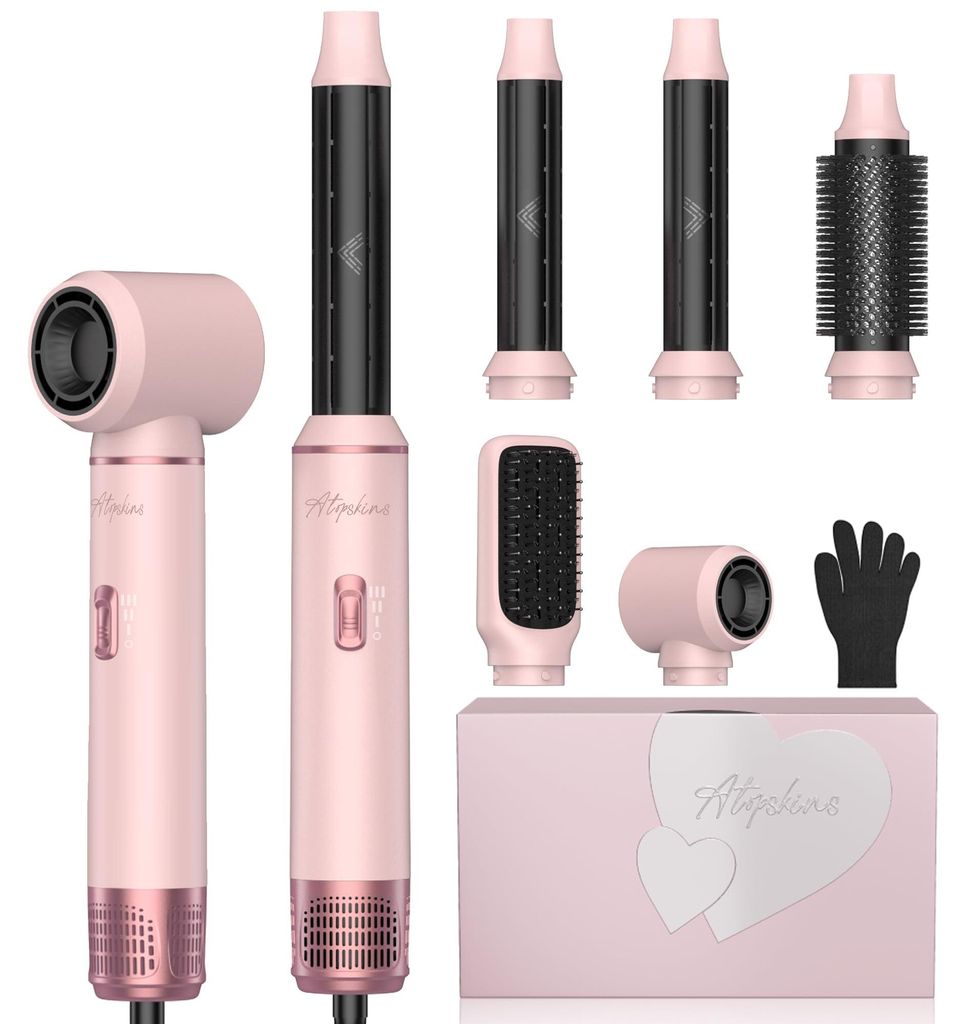 UKLISS 5-in-1-Haarstyler, 1000 W, mit Rundbürste, Produktbild 