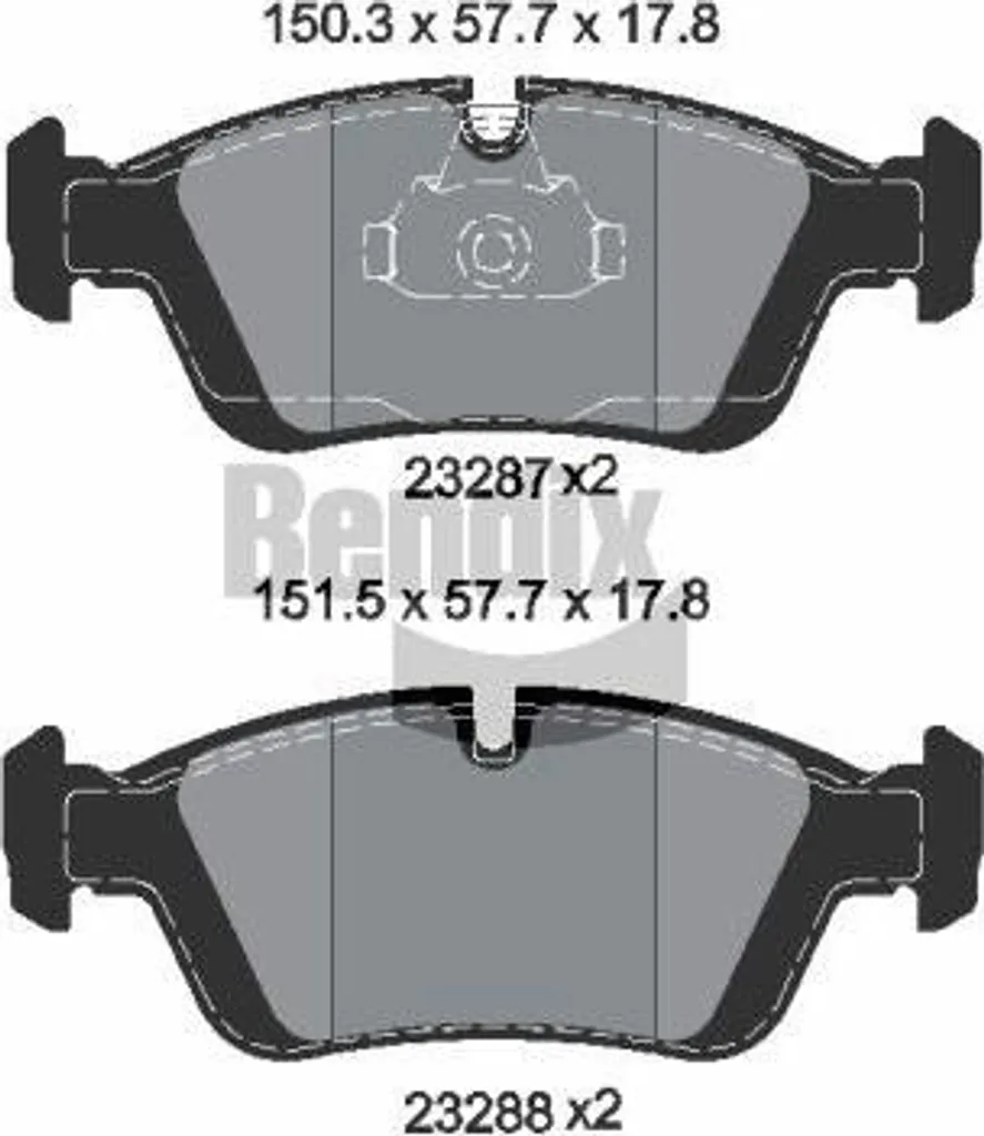 Plaquettes de Frein BENDIX BPD1055 : Freinage Sécurisé pour BMW E36 et E46