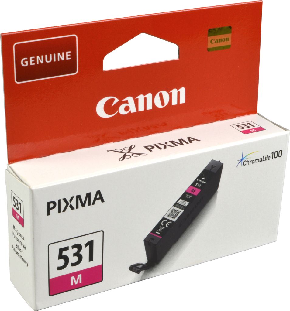 Canon CLI-531 M, Magenta, 1 Stück(e), 475 Seiten, Produktbild 