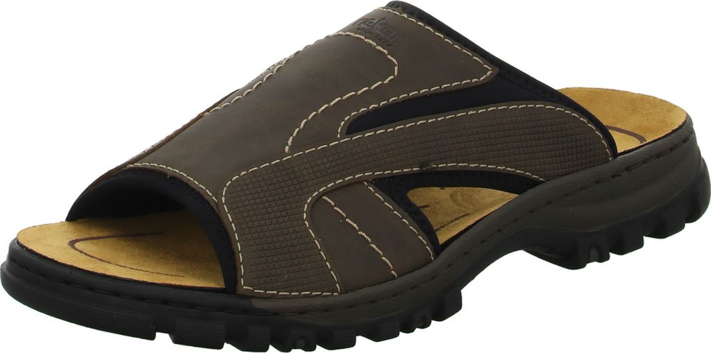 Rieker Pantoletten Herren 31373838333335 Braun 45 EU