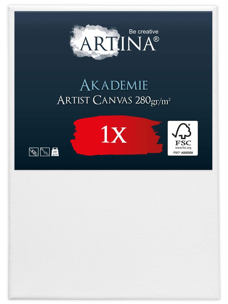 Telaia Artina con tela Academy, 100x140 cm Immagine del prodotto 