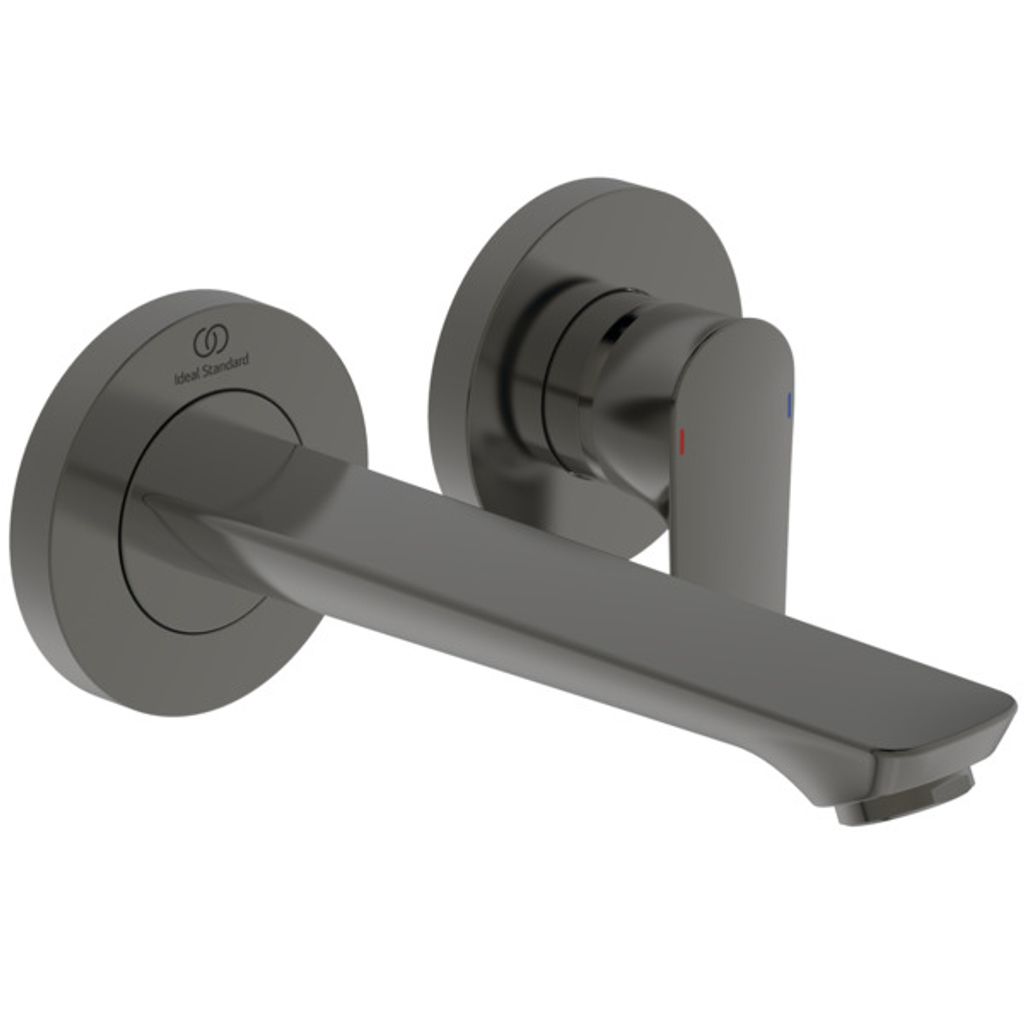 Ideal Standard Wand-Waschtischarmatur Connect Air Unterputz, Ausladung 185mm A7029A5 Magnetic Grey