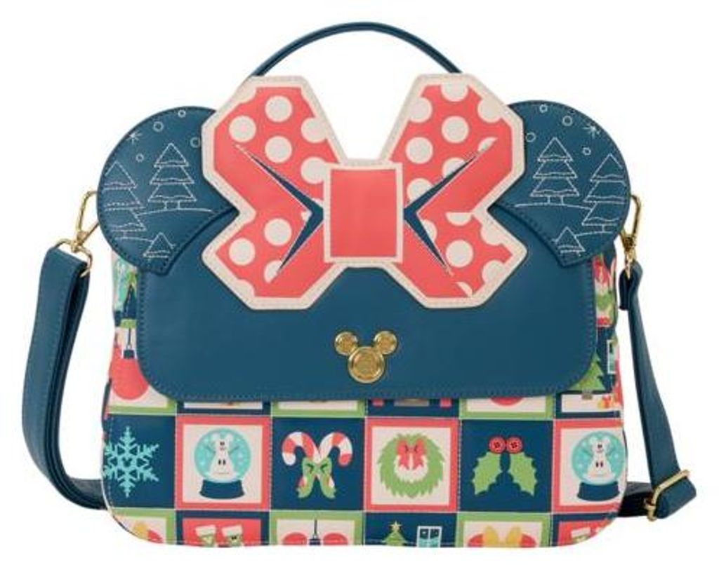 Loungefly Disney Mickey Holiday Schultertasche