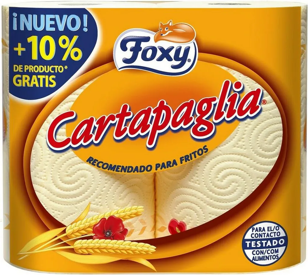 Carta da cucina Cartapaglia Foxy Cartapaglia fritta (2 pezzi)