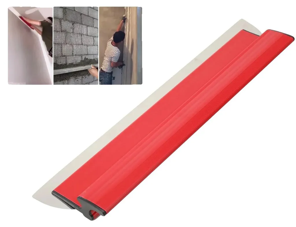 Lame de lissage ergonomique 60 cm en inox durable pour enduit et finition