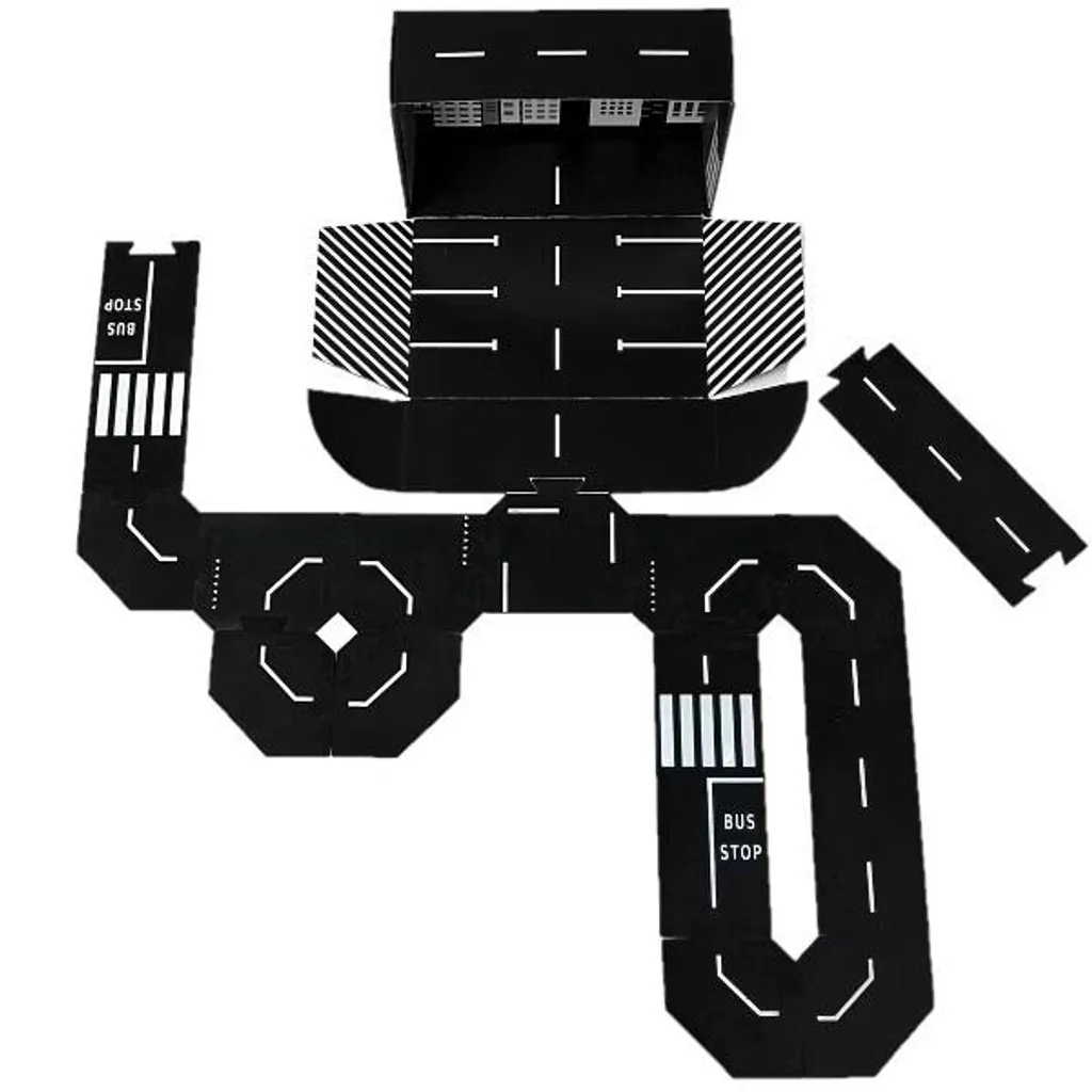Circuit urbain modulable ToddleRoad City Set 14 pièces pour voitures - 6