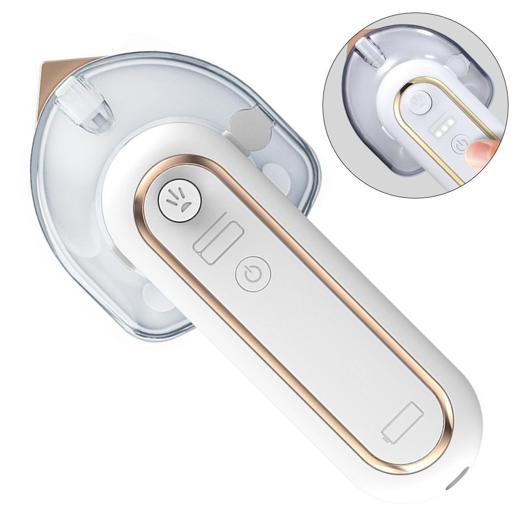 Dampfbügeleisen, 2-in-1-Mini-Bügeleisen ohne Kabel, 30 Sekunden schnelles Aufheizen, 60 ml Fassungsvermögen, geeignet für Reisen, Zuhause, Schl...