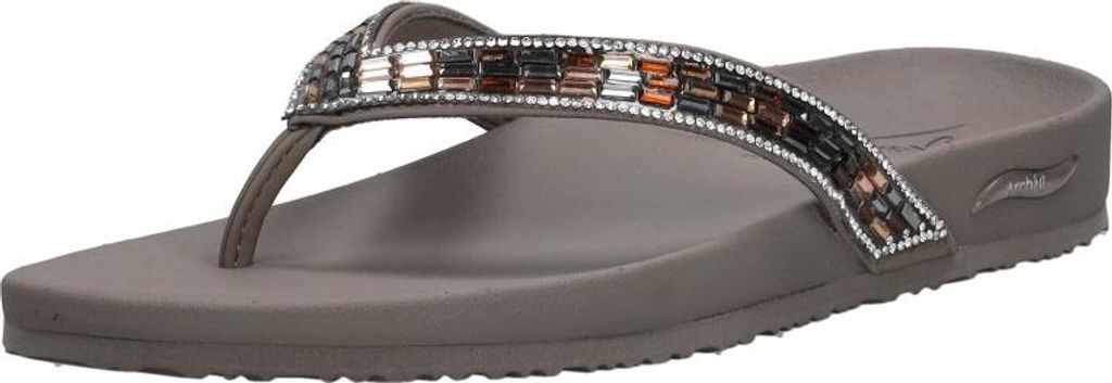 Skechers Arch Fit Meditation Teenslippers - Taupe - Maat 42