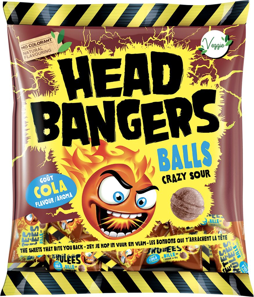 Head Bangers Balls Crazy Sour Cola 135g Produktbild 