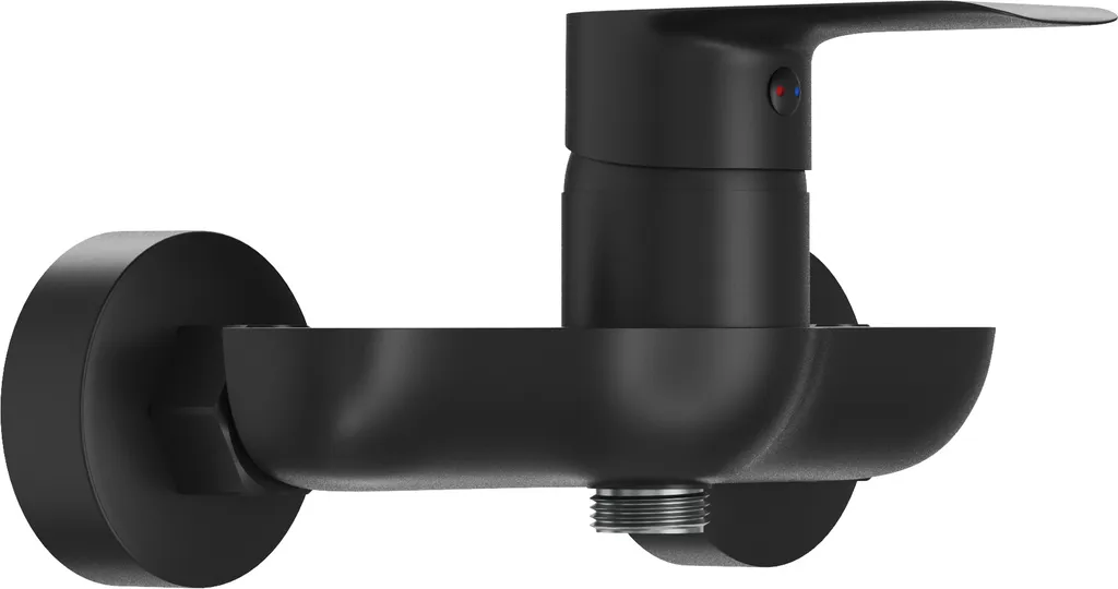 Miscelatore Bagno Granitan VITO Nero - Resistente e Facile da Pulire - 7